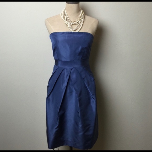 Gorgeous Strapless Silk Dress from J Crew size 4 - Picture 2 of 3
